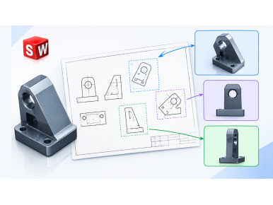 How to Create a Non-Standard Drawing View in SOLIDWORKS